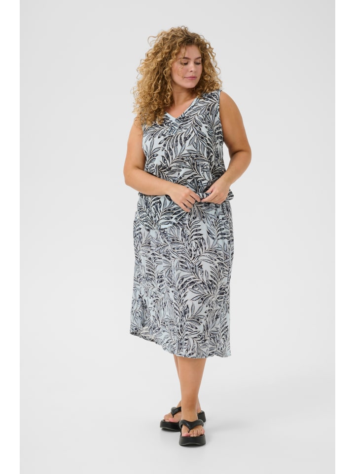 Топ KCami классического кроя с принтом синих листьев KAFFE curve
Топ KCami классического кроя с принтом синих листьев KAFFE curve