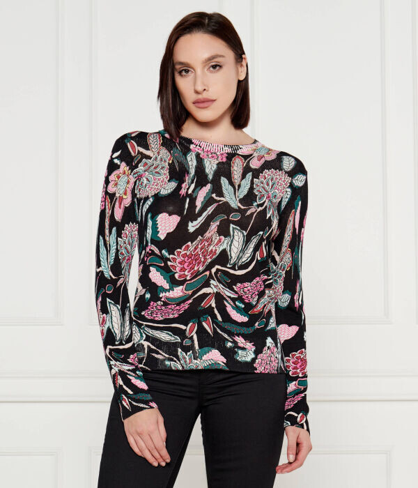 Свитер Desigual с принтом, черный
Свитер Desigual с принтом, черный