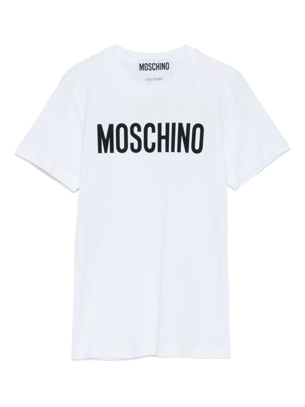 Футболка с логотипом Moschino, белый 
Футболка с логотипом Moschino, белый