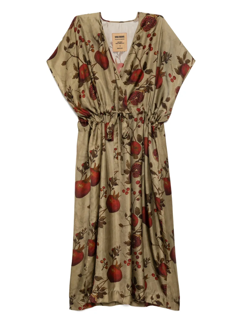 Платье с графичным принтом Uma Wang, зеленый
Платье с графичным принтом Uma Wang, зеленый