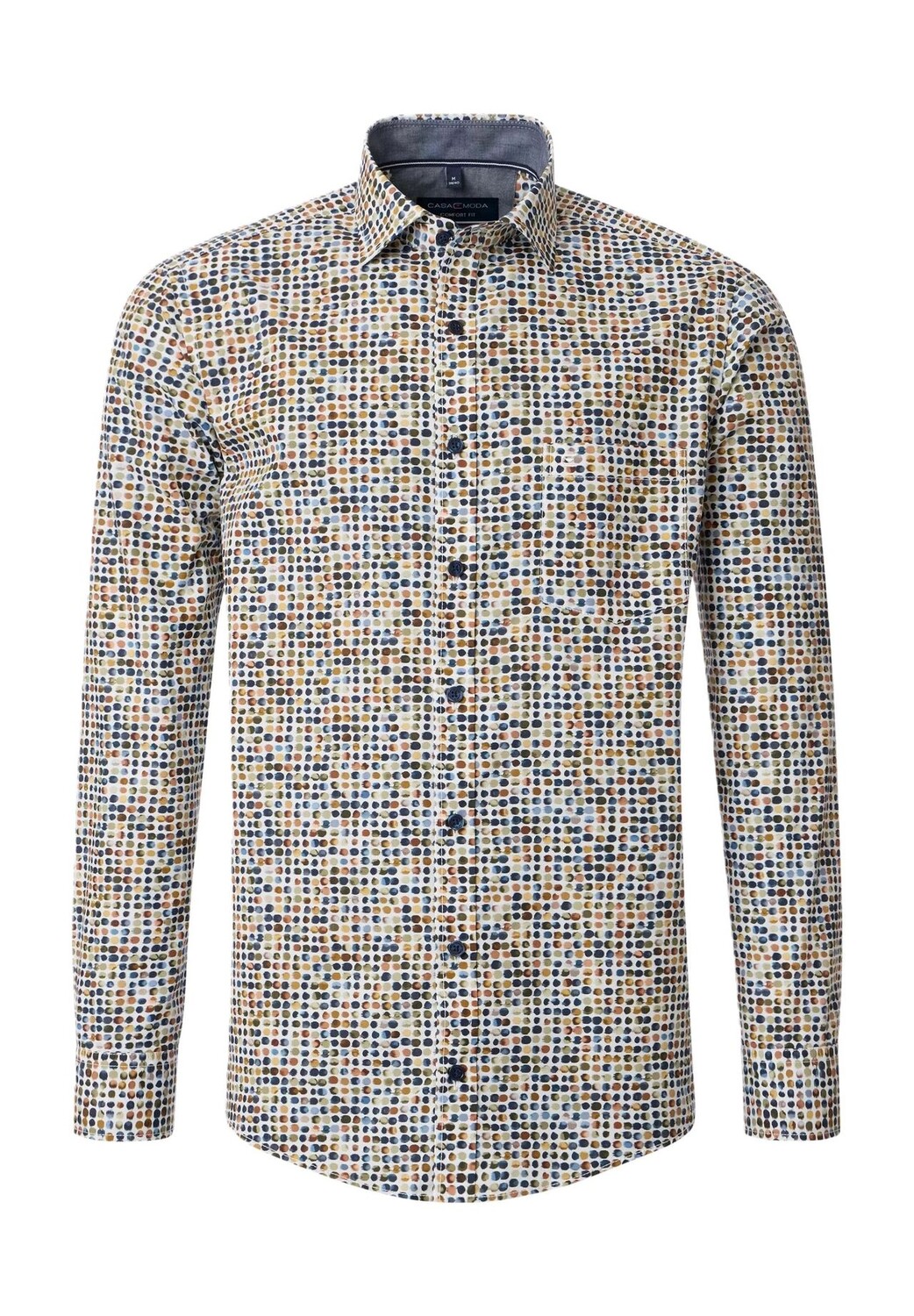 Повседневная рубашка, удобная посадка, длинные рукава, воротник Кент, мужская CASAMODA, цвет 300 Gruen
Повседневная рубашка, удобная посадка, длинные рукава, воротник Кент, мужская CASAMODA, цвет 300 Gruen