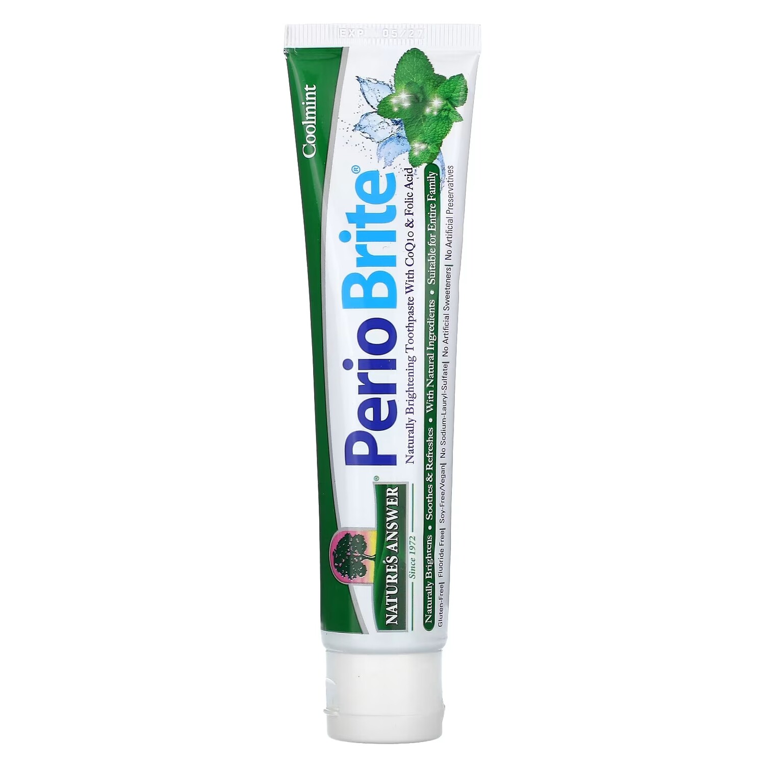 Зубная паста Nature's Answer PerioBrite с ксилитом Cool Mint, 4 унции (113,4 г) 
Зубная паста Nature's Answer PerioBrite с ксилитом Cool Mint, 4 унции (113,4 г)