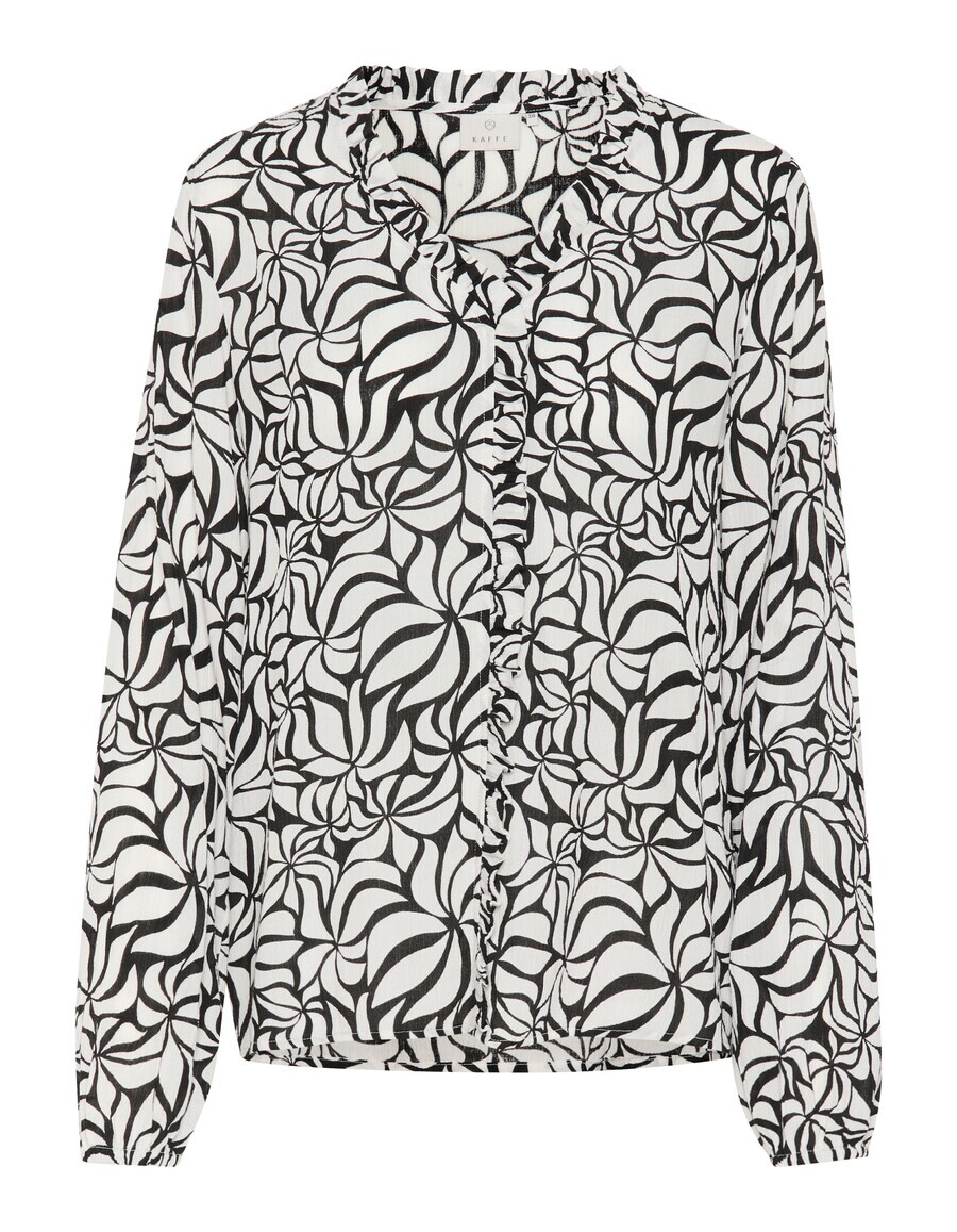 Блузка Kaffe Blouse Ellen, черный/белый
Блузка Kaffe Blouse Ellen, черный/белый