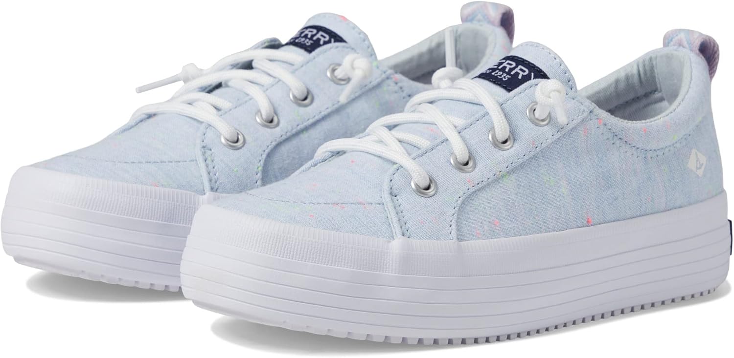 Кроссовки Sperry Unisex-Child Crest Vibe на платформе, синий
Кроссовки Sperry Unisex-Child Crest Vibe на платформе, синий