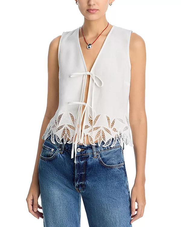 Вышитый тканый топ из Орегона Rails, белый
Вышитый тканый топ из Орегона Rails, белый