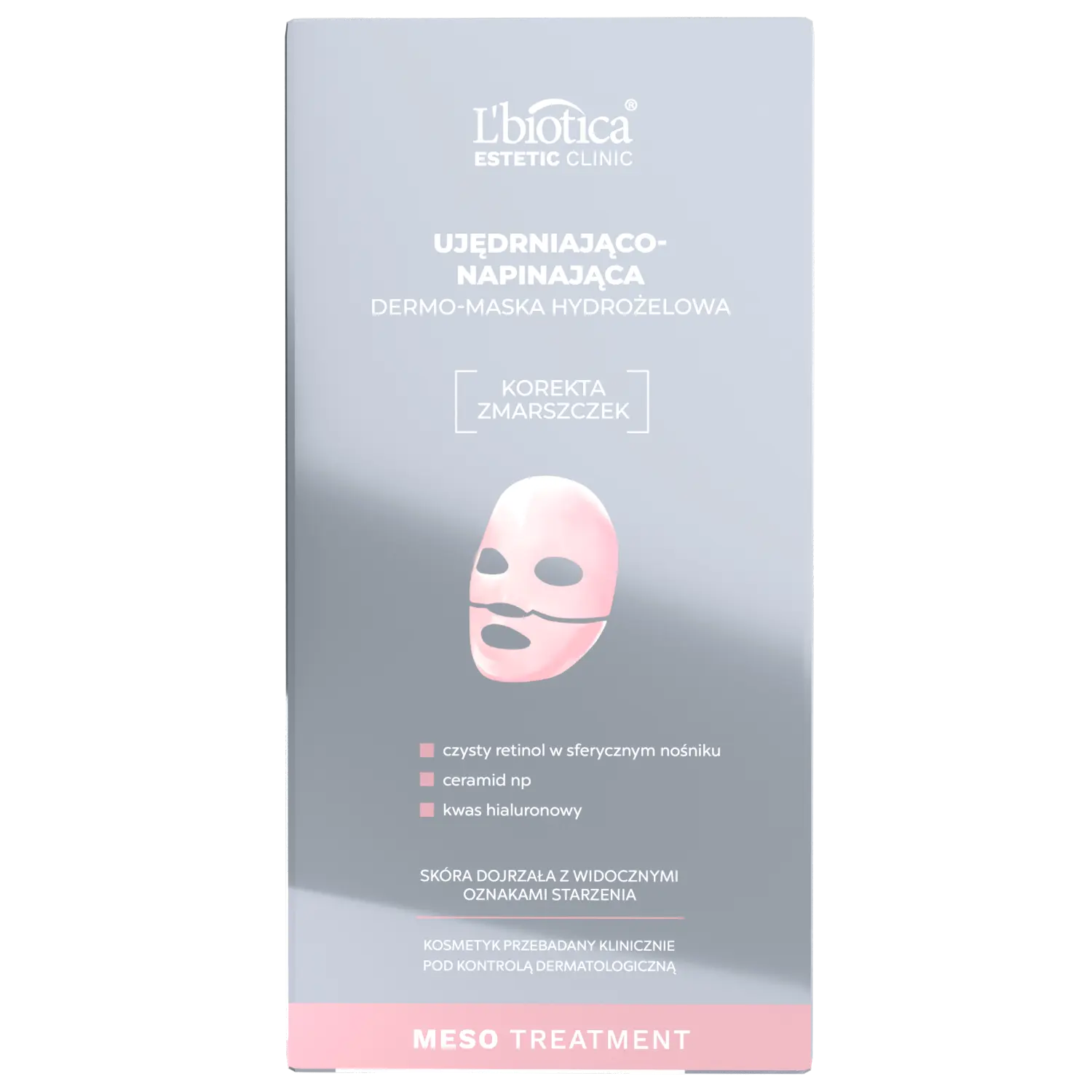 Подтягивающая гелевая маска для лица L'Biotica Estetic Clinic, 23 мл
Подтягивающая гелевая маска для лица L'Biotica Estetic Clinic, 23 мл