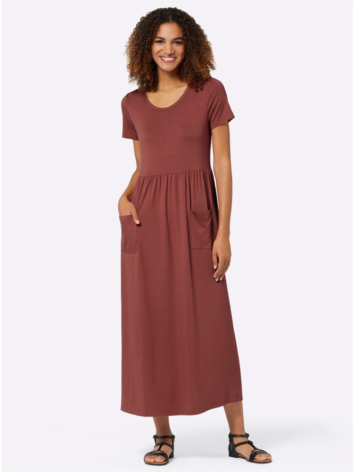 Платье из джерси красновато-коричневого цвета WITT WEIDEN
Платье из джерси красновато-коричневого цвета WITT WEIDEN