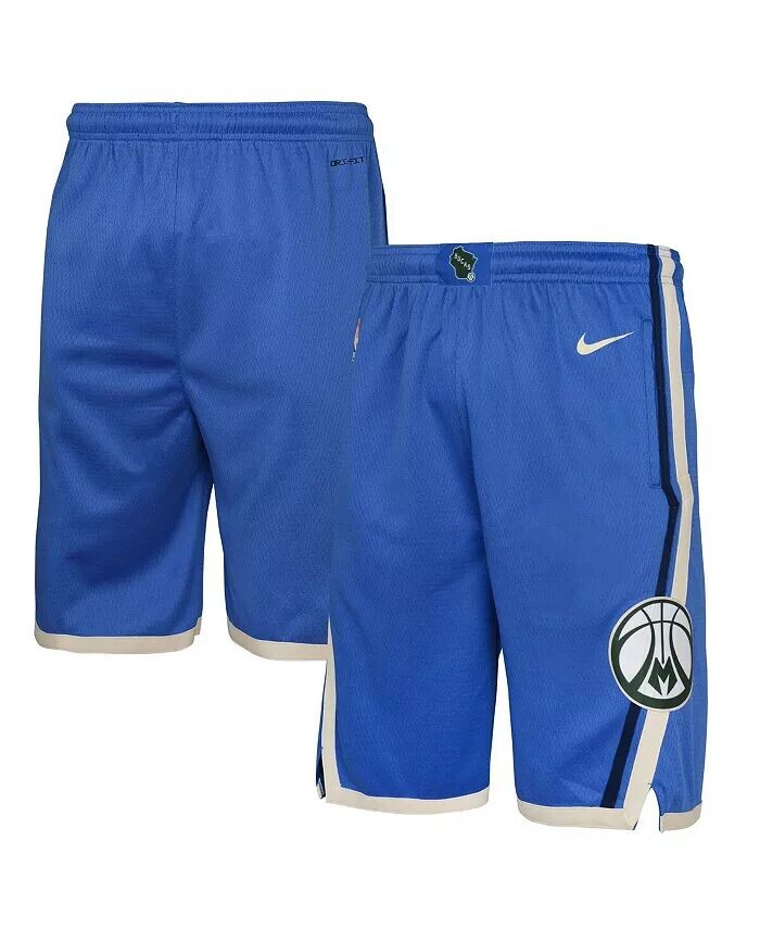 Большие мальчики и девочки Royal Milwaukee Bucks 2024/25 City Edition Swingman Performance шорты Nike
Большие мальчики и девочки Royal Milwaukee Bucks 2024/25 City Edition Swingman Performance шорты Nike