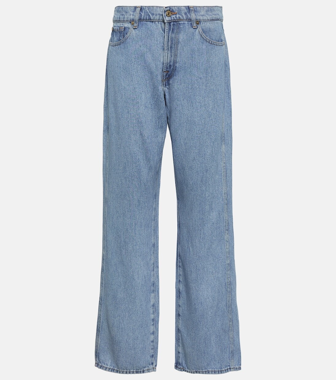 Прямые джинсы tess с высокой посадкой 7 For All Mankind, синий
Прямые джинсы tess с высокой посадкой 7 For All Mankind, синий