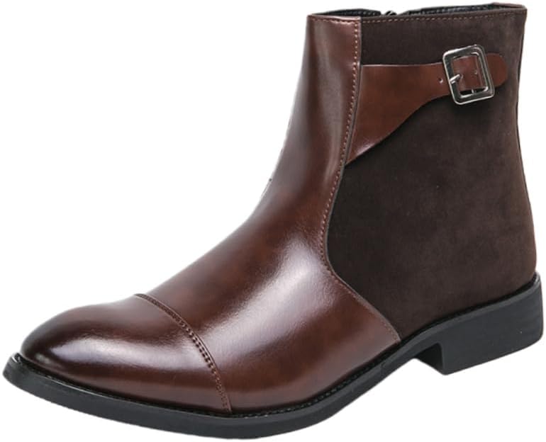 Мужские ретро-ботинки Fusecottc - высокие, с молнией. Подходят для повседневной носки. Доступны в больших размерах, коричневый
Мужские ретро-ботинки Fusecottc - высокие, с молнией. Подходят для повседневной носки. Доступны в больших размерах, коричневый