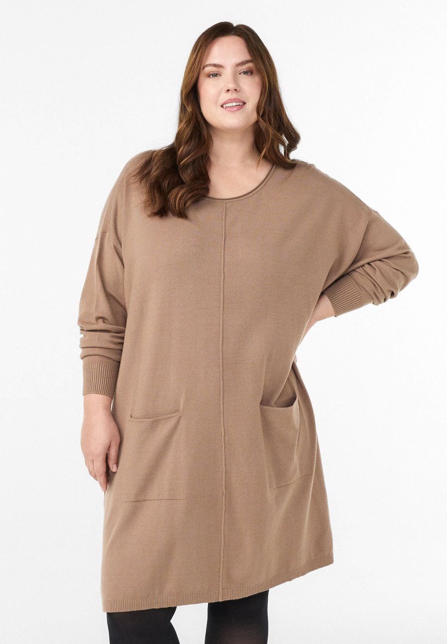 Платье Zizzi Jumper dress, Pine Bark/Light Brown
Платье Zizzi Jumper dress, Pine Bark/Light Brown