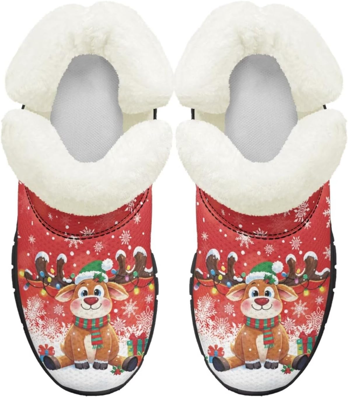 Ботинки на осень-зиму для девочек, большие и маленькие дети, противоскользящие зимние ботинки, с меховой подкладкой, на липучке, повседневные Pointodoor, Christmas Reindeer
Ботинки на осень-зиму для девочек, большие и маленькие дети, противоскользящие зимние ботинки, с меховой подкладкой, на липучке, повседневные Pointodoor, Christmas Reindeer