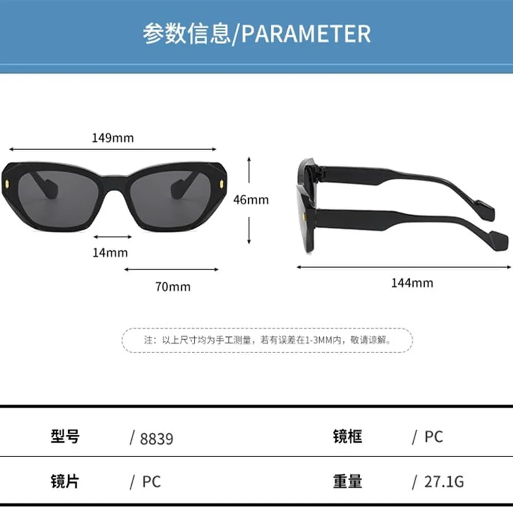 Солнцезащитные очки в прямоугольной оправе 2027 года для женщин и мужчин, винтажные солнцезащитные очки в многоугольной оправе для мужчин и женщин MTZJH, 9
Солнцезащитные очки в прямоугольной оправе 2027 года для женщин и мужчин, винтажные солнцезащитные очки в многоугольной оправе для мужчин и женщин MTZJH, 9