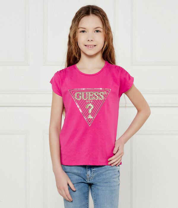 Футболки Relaxed fit Guess, розовый 
Футболки Relaxed fit Guess, розовый