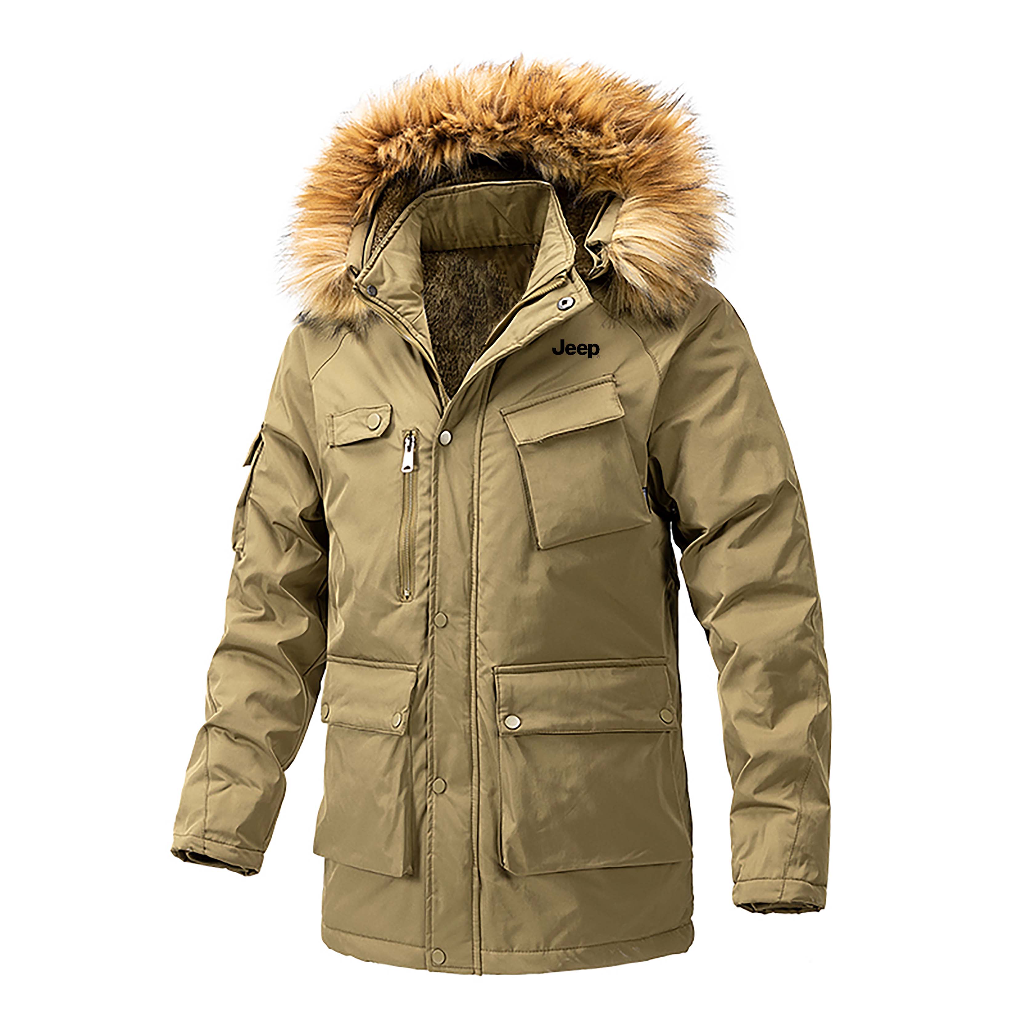 Пуховик Unisex с отстегивающимся капюшоном утепленный Others Jeep, хаки
Пуховик Unisex с отстегивающимся капюшоном утепленный Others Jeep, хаки