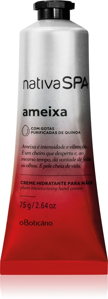 Крем для рук с цветком сливы Nativa Spa Oboticário, 75 гр
Крем для рук с цветком сливы Nativa Spa Oboticário, 75 гр