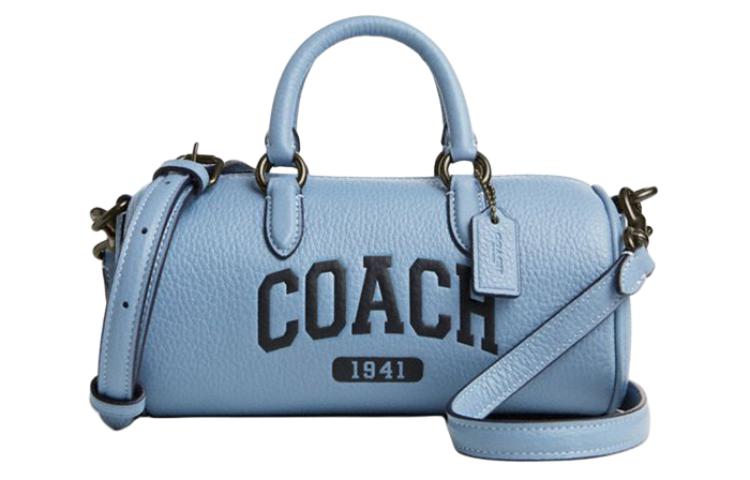 COACH Кожаная сумка бостон Rowan через плечевая женская синяя
COACH Кожаная сумка бостон Rowan через плечевая женская синяя