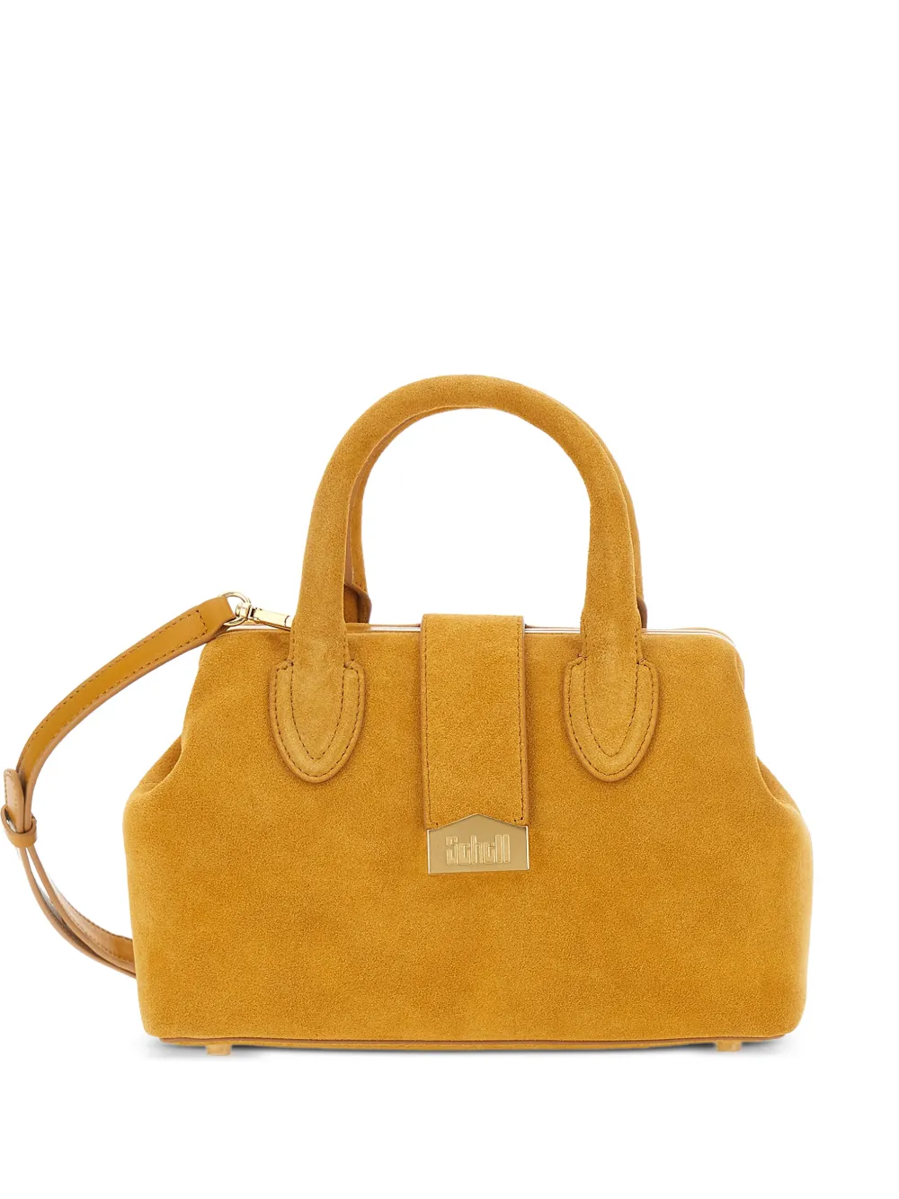 Сумка-тоут с короткими ручками и металлической надписью Schell, оранжевый
Сумка-тоут с короткими ручками и металлической надписью Schell, оранжевый