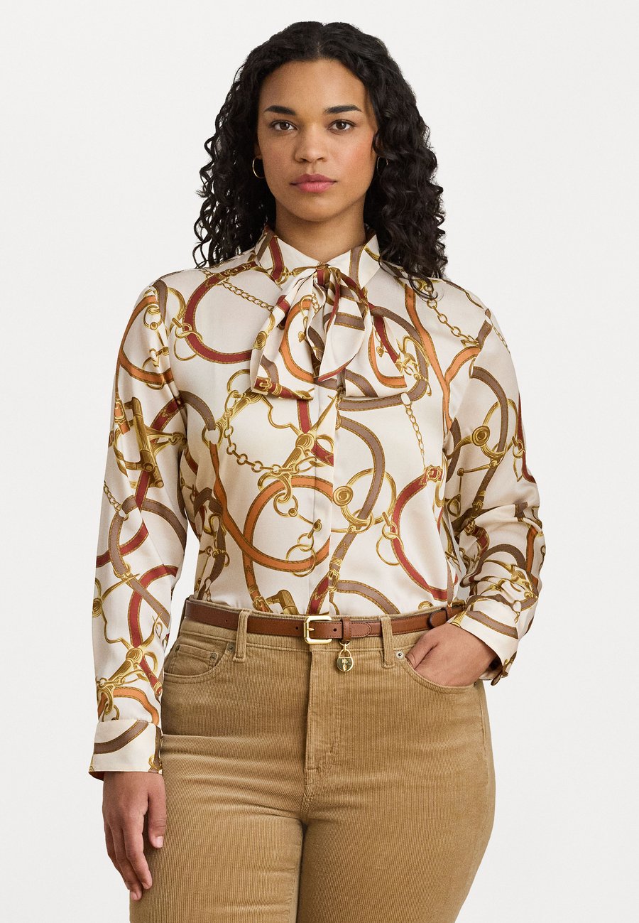 Блуза Lauren Ralph Lauren Woman CLASSIC FIT PRINT TWILL TIE-NECK SHIRT, Cream Multi/Off-White
Блуза Lauren Ralph Lauren Woman CLASSIC FIT PRINT TWILL TIE-NECK SHIRT, Cream Multi/Off-White