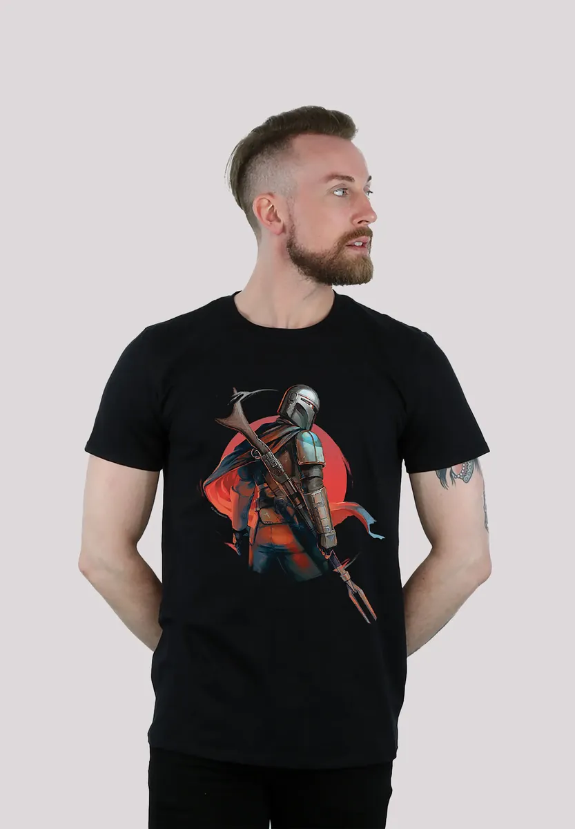 Футболка F4NT4STIC "Звездные войны: Мандалорские бластерные винтовки", принт, черный