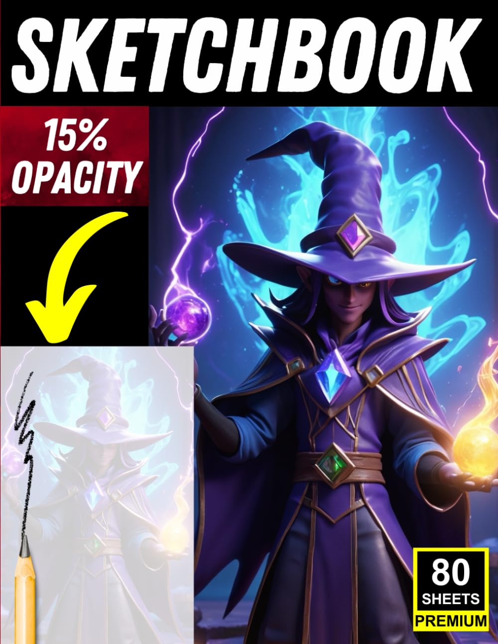 Fantasy Wizard Tracing Sketchbook: 80 Light-Opacity Pages for Character Drawing & Tracing Practice (Independently published)
Fantasy Wizard Tracing Sketchbook: 80 Light-Opacity Pages for Character Drawing & Tracing Practice (Independently published)