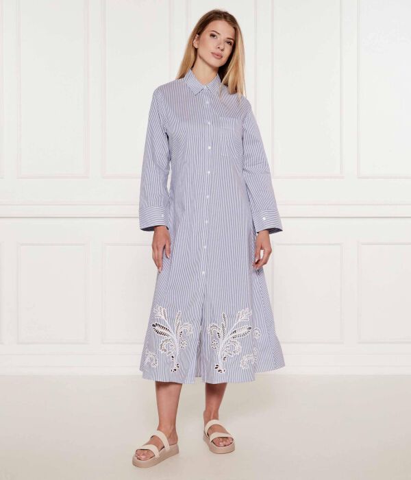 Платье с поясом из английской вышивки Tommy Hilfiger, синий
Платье с поясом из английской вышивки Tommy Hilfiger, синий