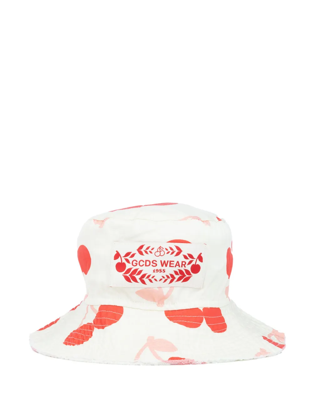 Панама с принтом Gcds Kids, белый 
Панама с принтом Gcds Kids, белый