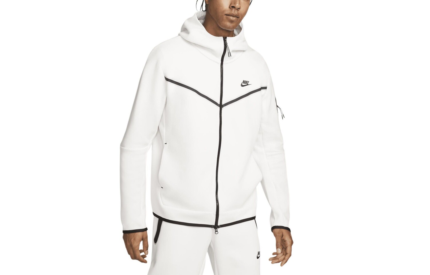 Одежда Куртка Мужская Белая Nike, белый 
Одежда Куртка Мужская Белая Nike, белый