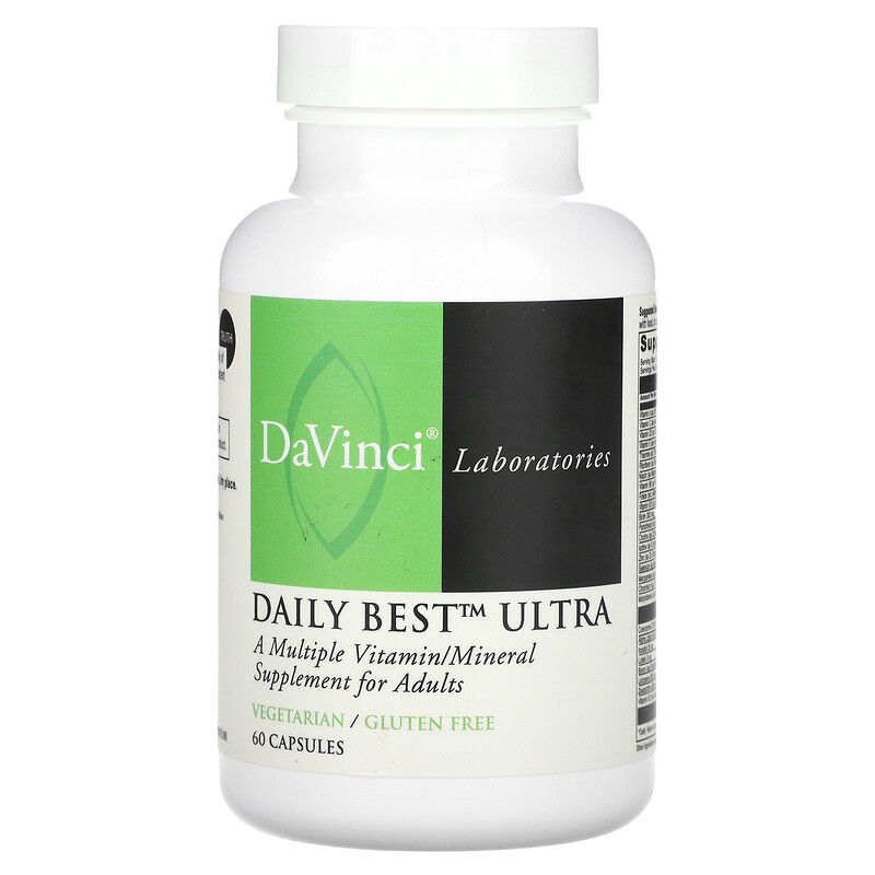 DaVinci Laboratories, Daily Best Ultra, 60 капсул
DaVinci Laboratories, Daily Best Ultra, 60 капсул