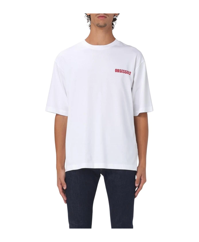 Футболка свободного кроя с графическим принтом Dsquared2, белый
Футболка свободного кроя с графическим принтом Dsquared2, белый