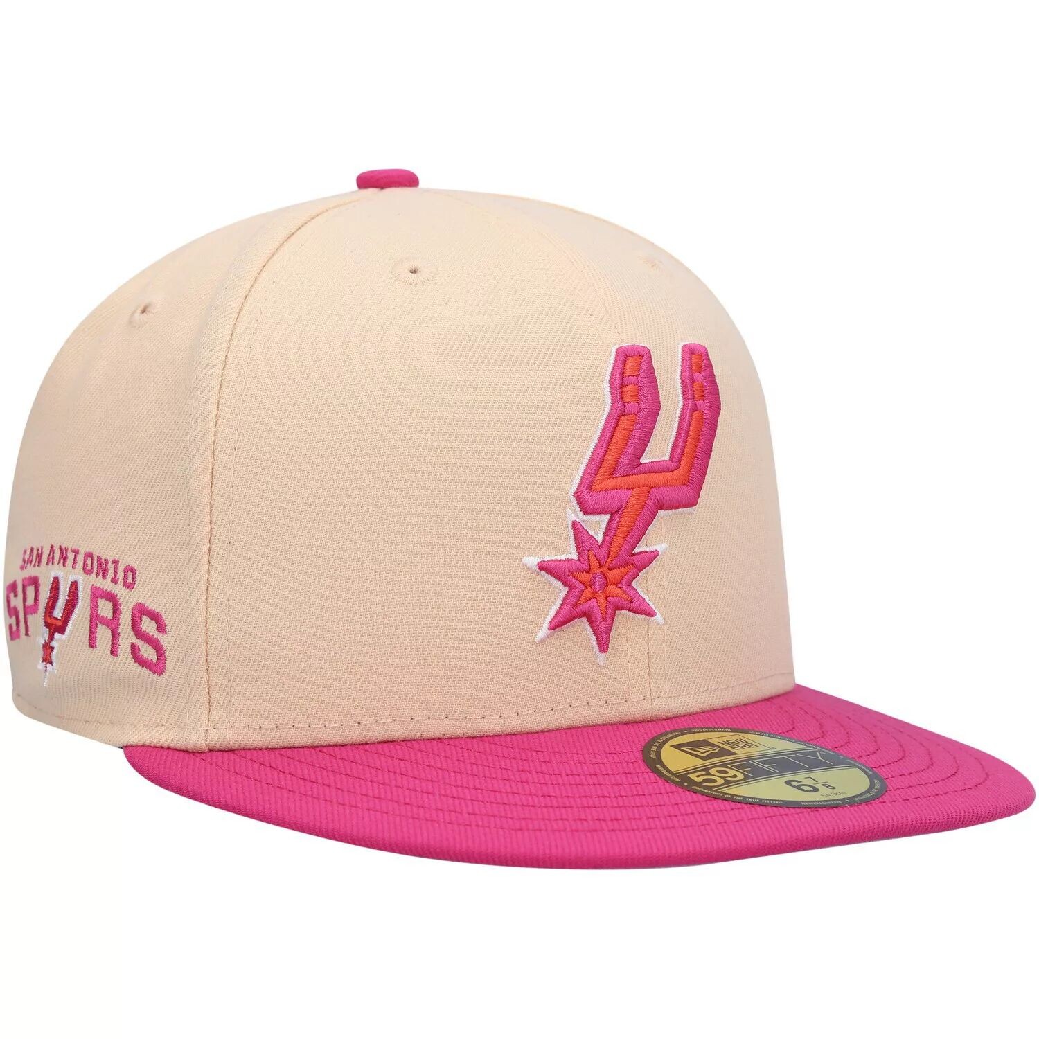 Мужская приталенная шляпа New Era оранжево-розовая San Antonio Spurs Passion Mango 59FIFTY
Мужская приталенная шляпа New Era оранжево-розовая San Antonio Spurs Passion Mango 59FIFTY