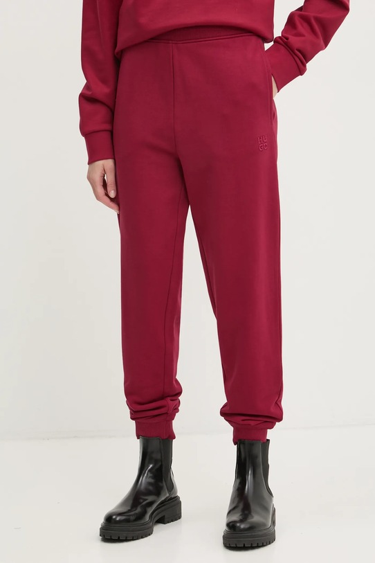 Хлопковые спортивные брюки Hugo, бордовый
Хлопковые спортивные брюки Hugo, бордовый