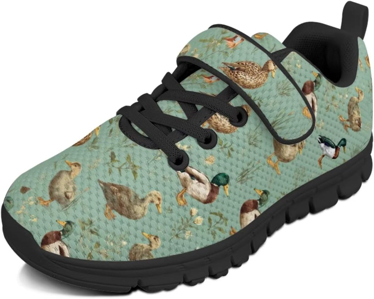 Детские кроссовки Pointodoor с принтом радуги и пламени для мальчиков и девочек, прогулочные, нескользящие, легкие, дышащие, спортивные, для бега и тенниса, на липучках, Mallard Duck
Детские кроссовки Pointodoor с принтом радуги и пламени для мальчиков и девочек, прогулочные, нескользящие, легкие, дышащие, спортивные, для бега и тенниса, на липучках, Mallard Duck