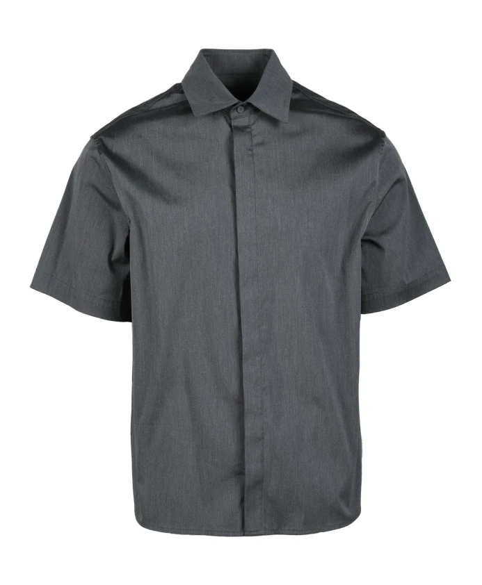 Стильная рубашка из смесовой хлопковой ткани. Neil Barrett, серый
Стильная рубашка из смесовой хлопковой ткани. Neil Barrett, серый