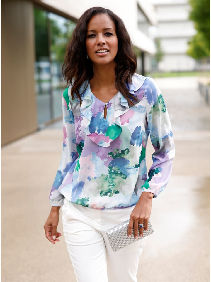 Блузка без застежки с принтом ледяного голубого и розового цветов WITT WEIDEN
Блузка без застежки с принтом ледяного голубого и розового цветов WITT WEIDEN