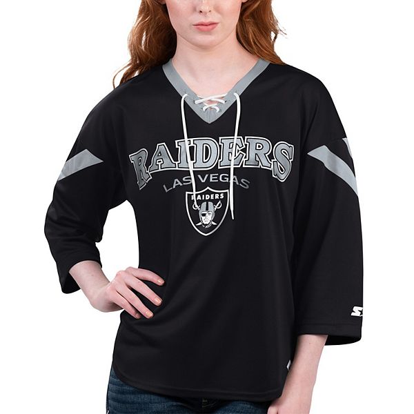 Женская черная футболка Las Vegas Raiders с длинным рукавом и шнуровкой Starter, Черный, Женская черная футболка Las Vegas Raiders с длинным рукавом и шнуровкой Starter
Женская черная футболка Las Vegas Raiders с длинным рукавом и шнуровкой Starter, Черный, Женская черная футболка Las Vegas Raiders с длинным рукавом и шнуровкой Starter