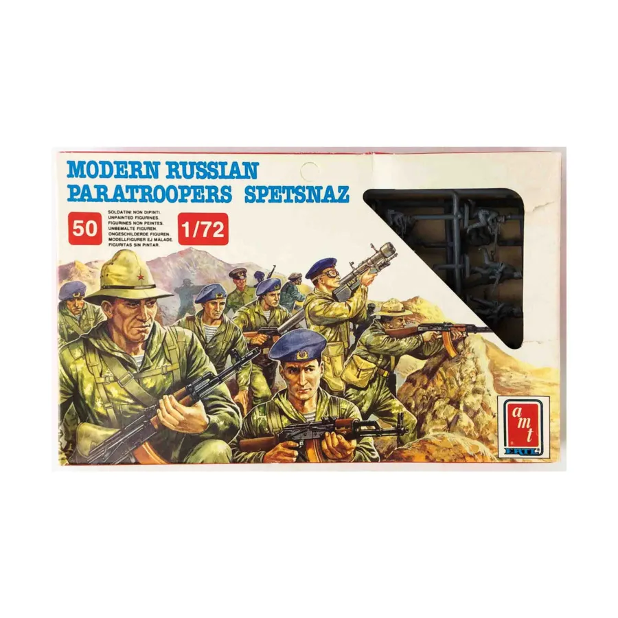 Современные российские десантники спецназа, WWII Miniatures (1:72) (AMT/ERTL)
Современные российские десантники спецназа, WWII Miniatures (1:72) (AMT/ERTL)