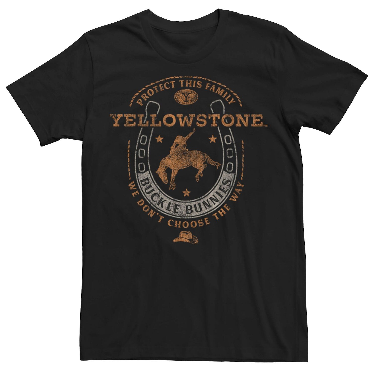 Мужская футболка Yellowstone Horseshoe Family со значком Licensed Character 
Мужская футболка Yellowstone Horseshoe Family со значком Licensed Character