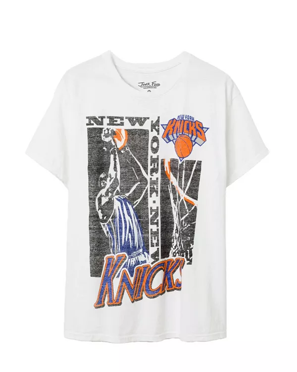 Футболка унисекс с коротким рукавом NBA New York Knicks Jump Junk Food Clothing, белый
Футболка унисекс с коротким рукавом NBA New York Knicks Jump Junk Food Clothing, белый
