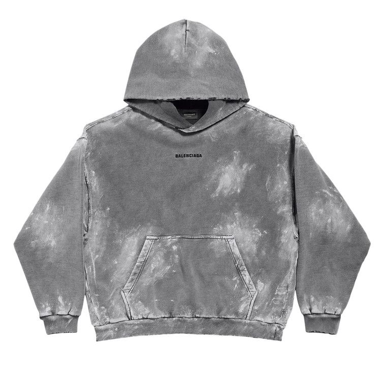 Худи Balenciaga Logo Embroidered Faded Hoodie, Grey
Худи Balenciaga Logo Embroidered Faded Hoodie, Grey