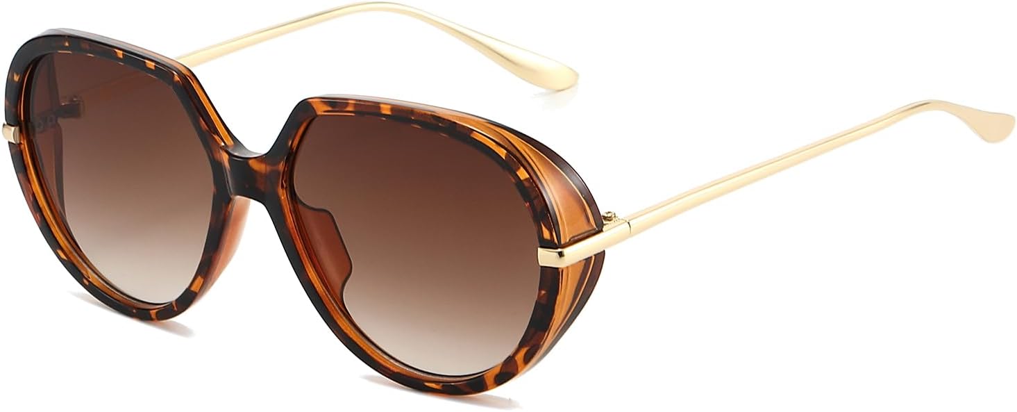 Солнцезащитные очки LJCZKA увеличенного размера в стиле «пилот» для женщин и мужчин, ретро-круглые солнцезащитные очки в стиле 70-х, модные, с защитой от УФ-излучения UV400, Leopard Gradient Brown
Солнцезащитные очки LJCZKA увеличенного размера в стиле «пилот» для женщин и мужчин, ретро-круглые солнцезащитные очки в стиле 70-х, модные, с защитой от УФ-излучения UV400, Leopard Gradient Brown