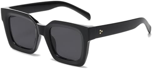 Мужские винтажные солнцезащитные очки Square Rivets с защитой от УФ-излучения UV400, женские солнцезащитные очки с градиентным переходом цвета, черно-серые, один размер MTZJH, One Color
Мужские винтажные солнцезащитные очки Square Rivets с защитой от УФ-излучения UV400, женские солнцезащитные очки с градиентным переходом цвета, черно-серые, один размер MTZJH, One Color