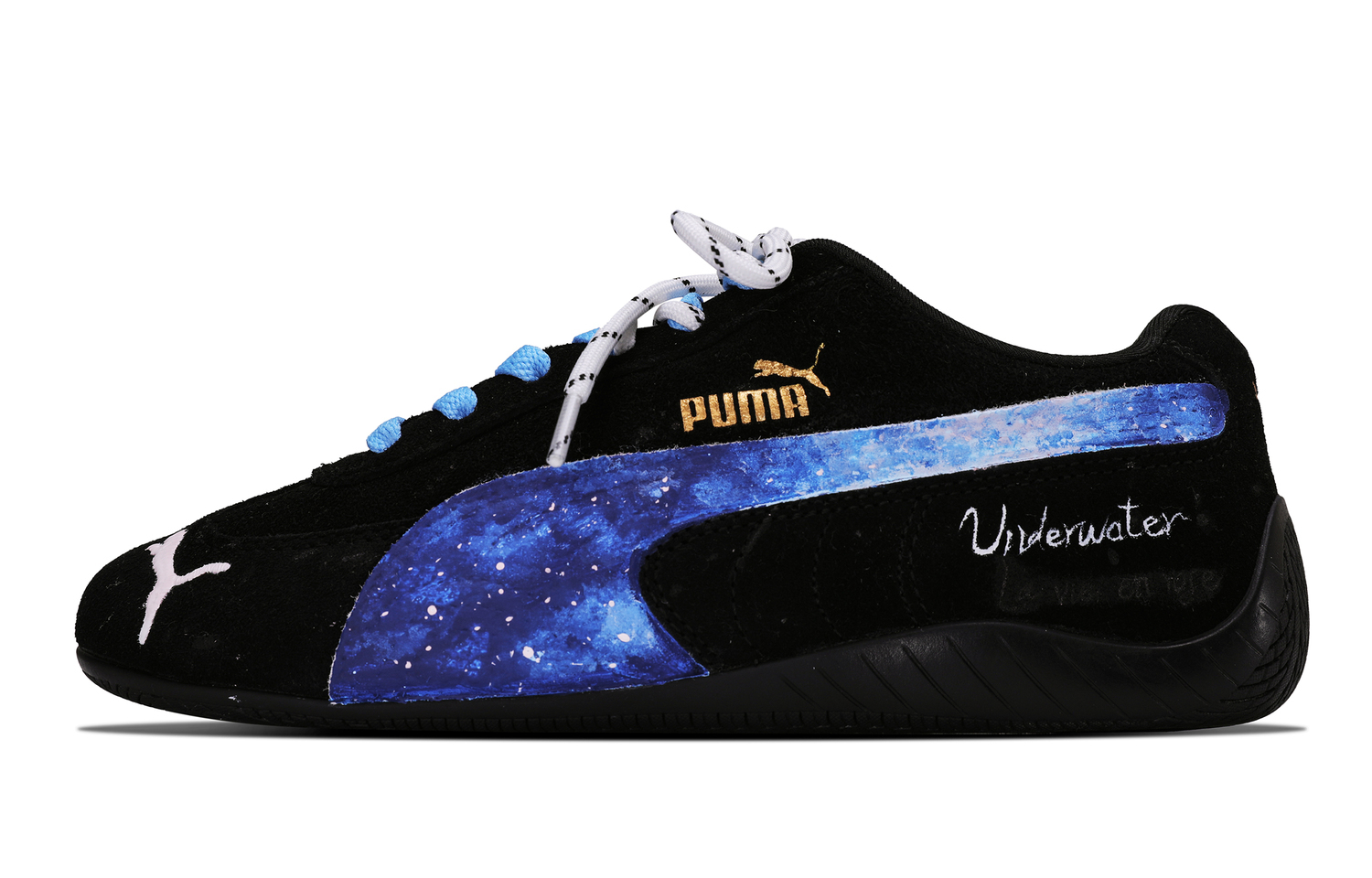 Speedcat Collection Galaxy устойчивые к истиранию низкие кеды Unisex PUMA, черный/синий
Speedcat Collection Galaxy устойчивые к истиранию низкие кеды Unisex PUMA, черный/синий
