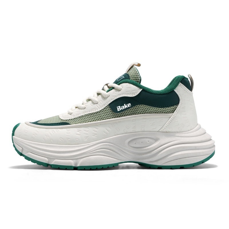 Дышащие и износостойкие низкие кроссовки на массивной подошве для мужчин BAKE, Beige Green
Дышащие и износостойкие низкие кроссовки на массивной подошве для мужчин BAKE, Beige Green