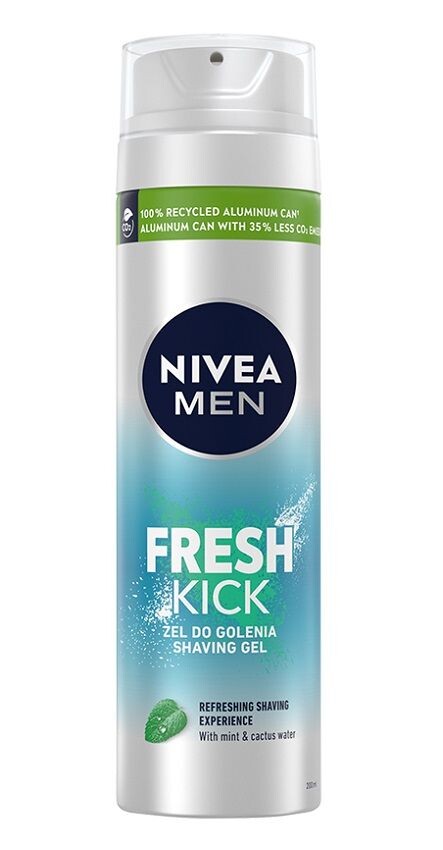 Гель для бритья Nivea Men Fresh Kick, 200 мл
Гель для бритья Nivea Men Fresh Kick, 200 мл
