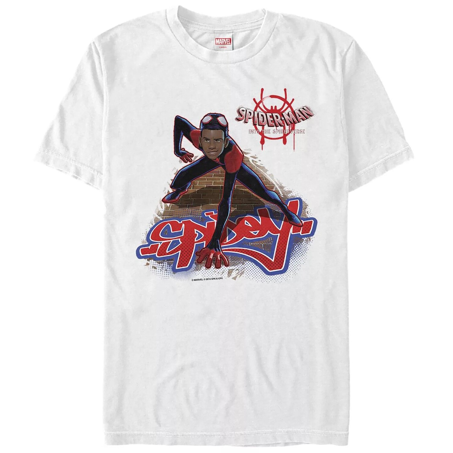 Мужская футболка с рисунком Mervel Spider-Verse Spidey Licensed Character, Серый, Мужская футболка с рисунком Mervel Spider-Verse Spidey Licensed Character 
Мужская футболка с рисунком Mervel Spider-Verse Spidey Licensed Character, Серый, Мужская футболка с рисунком Mervel Spider-Verse Spidey Licensed Character