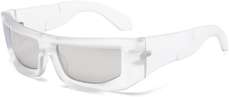 Солнцезащитные очки в стиле Y2K для велосипедистов, модный тренд, персонализированные серебряные солнцезащитные очки, форма очков в стиле хип-хоп KTUCN, Transparent
Солнцезащитные очки в стиле Y2K для велосипедистов, модный тренд, персонализированные серебряные солнцезащитные очки, форма очков в стиле хип-хоп KTUCN, Transparent