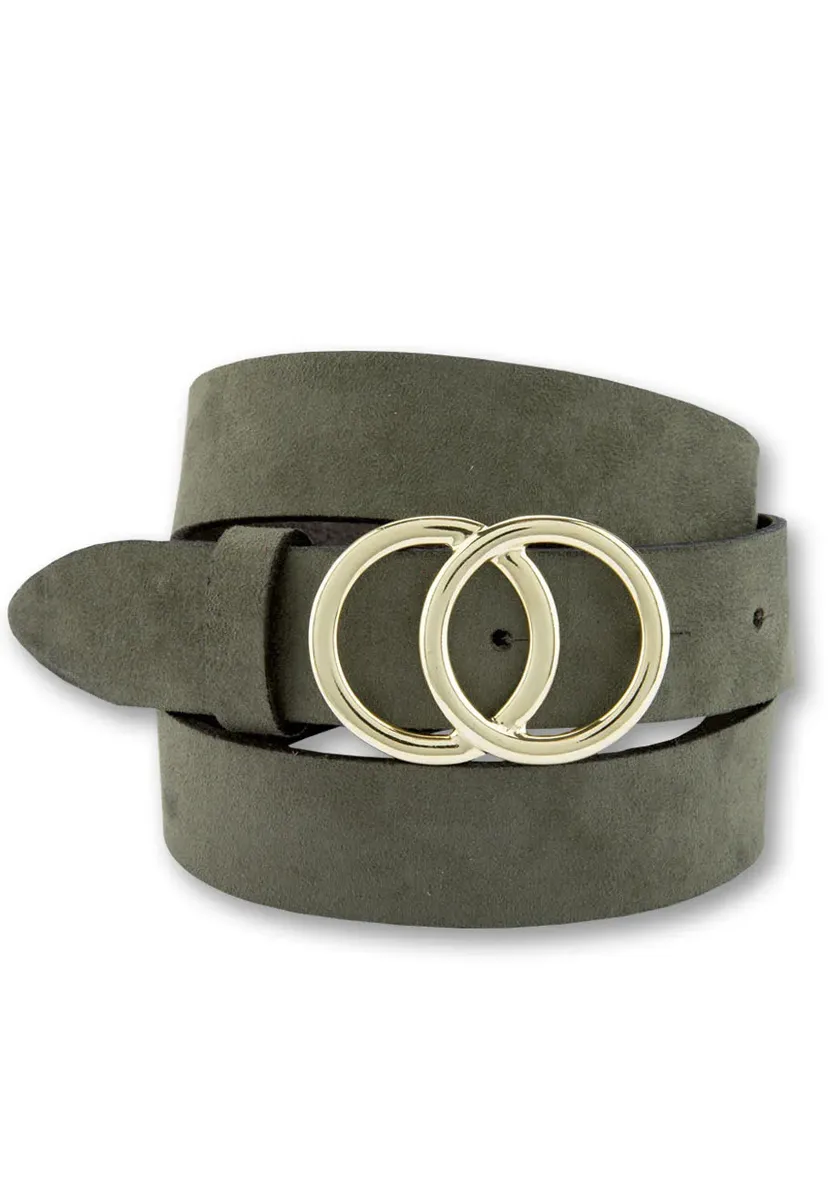 Ремень BERND GÖTZ, с золотистой застежкой в форме кольца, ремень из замшевой кожи, зеленый
Ремень BERND GÖTZ, с золотистой застежкой в форме кольца, ремень из замшевой кожи, зеленый