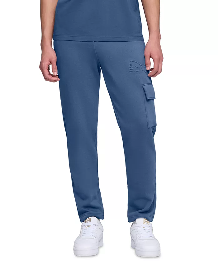 Мужские флисовые брюки-карго ESS Regular-Fit с тисненым логотипом Puma, синий
Мужские флисовые брюки-карго ESS Regular-Fit с тисненым логотипом Puma, синий