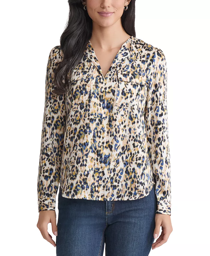 Миниатюрная блузка с принтом в практичном стиле Jones New York, белый
Миниатюрная блузка с принтом в практичном стиле Jones New York, белый